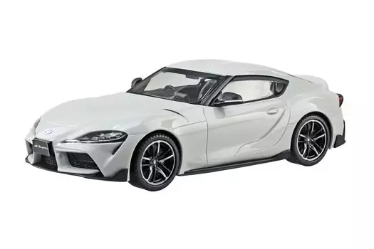 AOSHIMA Raku Plastic Snap Kit Toyota GR Supra 2019 White Metallic Plastic Model 1/32 No.13-WT Color-coded (Car)