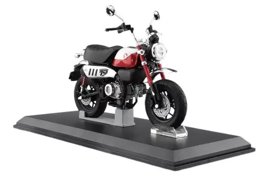 AOSHIMA Skynet Completed Bike Honda Monkey125 Pearl Nebula Red 1/12 22
