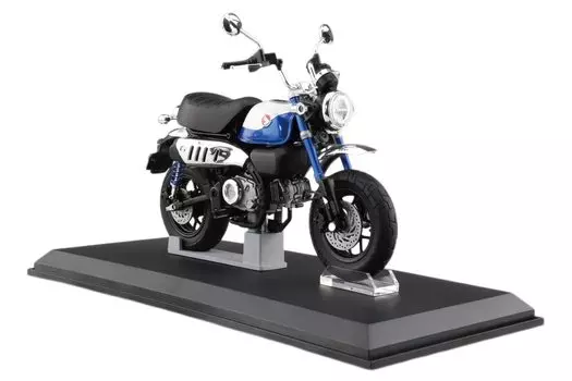 AOSHIMA Skynet Completed Bike Honda Monkey125 Pearl Glitter Ring Blue 1/12 22