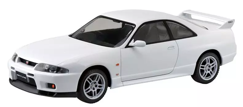 AOSHIMA The Snap Kit Series Nissan R33 Skyline Белый цветной пластиковый набор Модель 1/32 GT-R 15-C