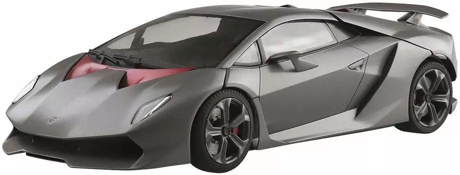 AOSHIMA The Super Car Series 2010 Lamborghini Sesto Element Пластиковая модель 1/24 № 14 серый