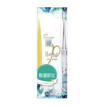 APAGARD Premio Crystal Toothbrush Included 100g 1 Whitening Cavity Prevention Toothpaste Premium Type + (Quasi-drug)