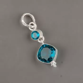 Apatite Gemstone 925 Sterling Silver Jewelry Handmade Pendant1.60 Gift For Wife PP-9-10