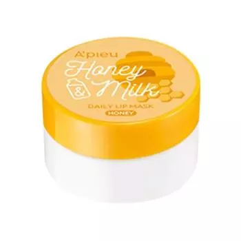 APIEU ежедневная маска для губ Honey & Milk, 6 г, 1 упаковка