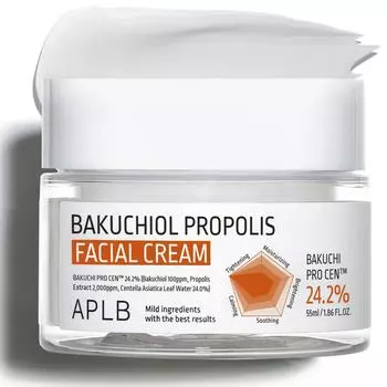 APLB Бакучиол Крем для лица с прополисом 55мл #55ml 1PCS