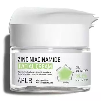 APLB Крем для лица с цинком и ниацинамидом 55 мл #55ml 1PCS