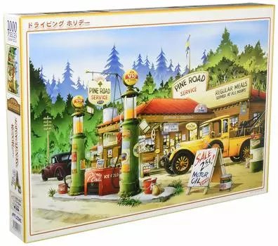 APPLEONE 1000 элементов пазл Hiroyuki Keikawa Driving Holiday 50 x 75 см Сделано в Японии 1000-847