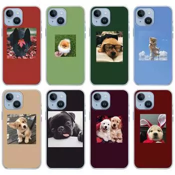 Подходит для чехла для мобильного телефона iPhone16, японского и корейского, нового, сиба-ину, золотистого ретривера, Fadou, забавного и милого, для мобильного телефона iPhone12/12Pro(6.1)