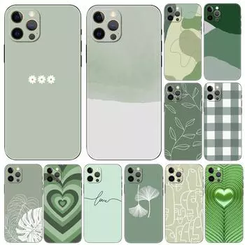 Applicable To IPhone16 Mobile Phone Case, Literary Girl Love Plaid New Mobile Phone Case iPhone13