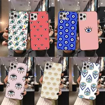 Applicable To IPhone16 Mobile Phone Case, New Blue Tears and Blue Eyes Mobile Phone Case iPhone13