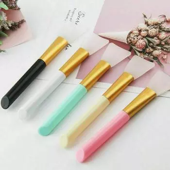 Applicator Mask Mud Tools Cosmetic Brush Facial Mixing Convenient Silicone Face Mask Practical Makeup 14cm белый