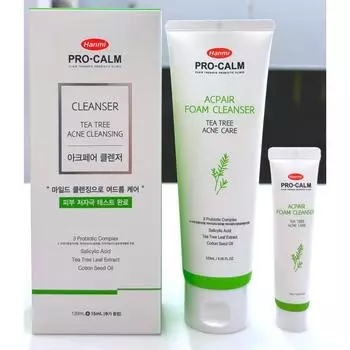 Аптека Косметика Hanmi Procalm Acfair Пенка для умывания Гипоаллергенная Уход за кожей с акне, 1 шт., 135 мл