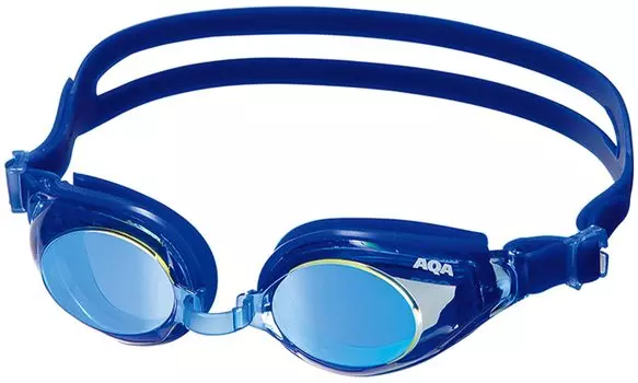 AQA Swimming Goggles Water Runner FIT2 Mirror Blue Mirror KM1631 (2000)