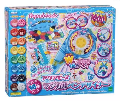 Aquabeads Set Pen ST Mark Сертификация Возраст 6 и старше Игрушка для создания прилипания к воде Игрушка Aquabeads EPOCH EPOCH All-in-One [Волшебный конструктор] AQ-S64