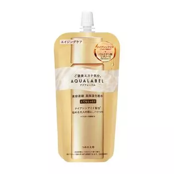 Aqualabel Treatment Lotion Very Moist 150 мл Refill Retinol Palmitate Niacinamide Lotion Aging Care Выпущен в феврале 2024 г. (Масло-в)