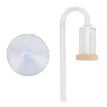 Aquarium CO2 Diffuser Slim Fish Tank Glass CO2 Refiner with Suction Cup for CO2 Glass Aquarium M