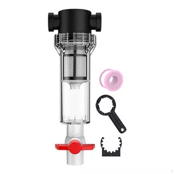 Aquarium Pump Drainage Collector 1/2 Thread Reusable Leakproof Cleaner Accessories Sediment Water 80 Mesh
