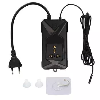 Aquarium Temperature Controller Real Time Digital Over Temp Fish Tank Thermostat with Probe