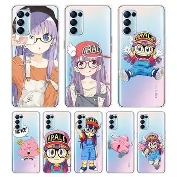 Arale Dr Slump для OPPO Reno7 SE 6 5 ZF 4G 5G Find X2 X3 Neo Lite Pro Plus прозрачный мягкий чехол для телефона OPPO Find X2 Neo