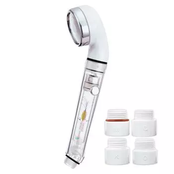 Aramic Shower Water High Water Chlorine Protective Hair Vitamin Large Refill Bottle Ionic C Сделано в Head, Saving, Pressure, Removal, Beauty, C, белый