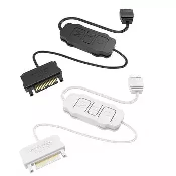 ARGB 5V 3PIN к SATA интерфейсный кабель-удлинитель мини-адаптер контроллер RGB синхронизирующий контроллер кабель для ПК вентилятор световая лента белый