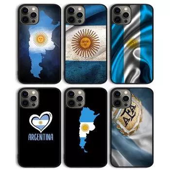 Argentina Flag Phone Case Back Cover for iPhone 13 11 12 Pro Max mini XS XR X 8 Plus 7 SE 2020 6S 5S Coque Shell iPhone 5 5s SE