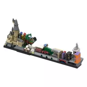 Архитектура Skyline Series Magic Academy Owl Flight Classic Model Kit DIY Детская игрушка Подарок на день рождения, Рождество