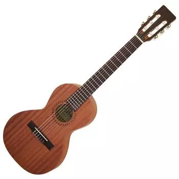 ARIA мини классическая гитара N с кейсом ASA-18C коричневый
