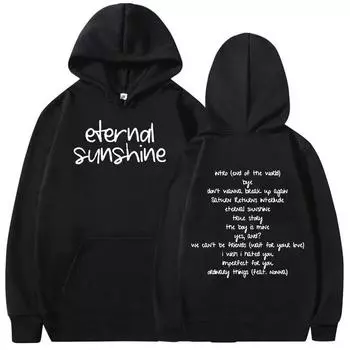 Ариана Гранде Eternal Sunshine Новая толстовка с капюшоном XS чёрный