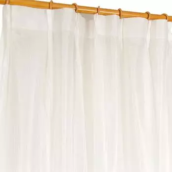 Arie Lace Width 150cm x Length Set of Simple Aim Curtains, White, 223cm, 2, Washable, Design, белый