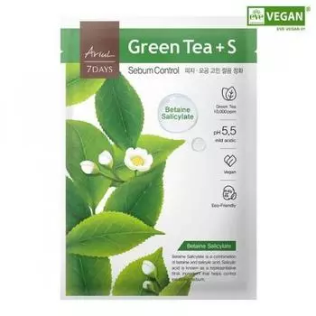 Ariel 7 Days Mask Green Tea S 1шт