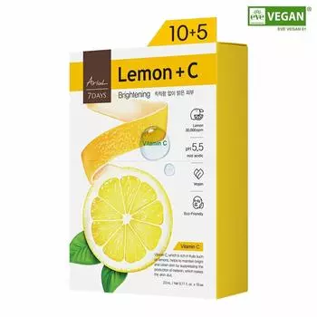 ARIUL 7 Days Mask Sheet Lemon C_10+5