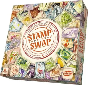 Arklight Stamp Swap ages 14 and Board game (1-5 players, 20-60 minutes, up)