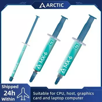 АРКТИКА MX-6 (2г/4г/8г) Термопаста Ultimate Performance для процессоров, видеокарт, ноутбуков, очень высокая теплопроводность