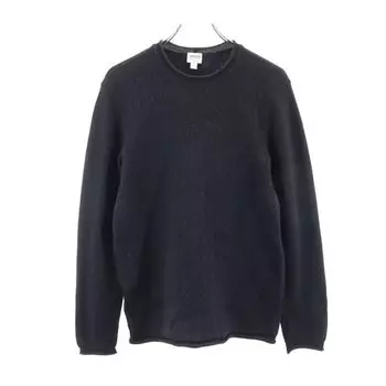 ARMANI COLLEZIONI made in Italy Long sleeve knit 52 black sweater Men s Used