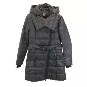 ARMANI EXCHANGE Batting coat XS Gray hood Women Used