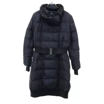 ARMANI EXCHANGE Dot Pattern down coat S Navy Women Used