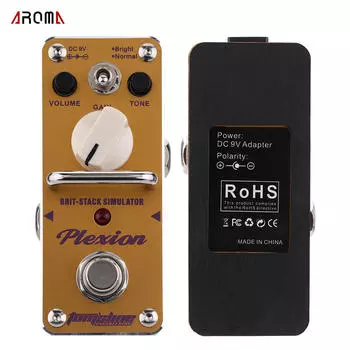 AROMA APN3 Plexion Britstack Simulator Педаль эффектов для электрогитары Mini Single Effect с True