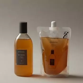 Aromatica Quinoa Protein Shampoo 400ml & Refill 500ml Set, 1 piece