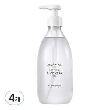 AROMATICA Успокаивающий гель алоэ вера, 500 мл, 4 шт.