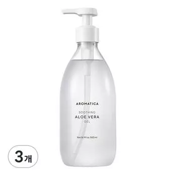 AROMATICA Успокаивающий гель алоэ вера, 500 мл, 3 шт.