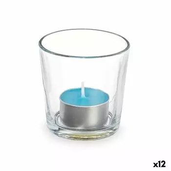 Ароматическая свеча 7 х 7 х 7 см (12 единиц) Океанское стекло
