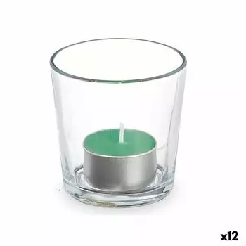 Ароматическая свеча 7 х 7 х 7 см (12 единиц) Бамбуковое стекло