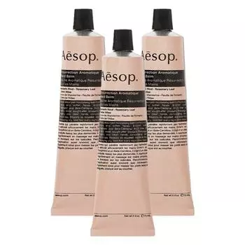 Ароматический бальзам для рук Aesop Resurrection, 3 упаковки, 75 мл