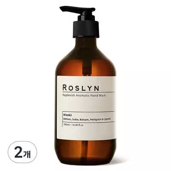 Ароматическое мыло для рук Roslyn Hinoki, 2 шт., 500 мл