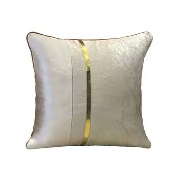 Arrival Affordable Luxury Style Sofa Cushion All Year Round Neutral Non-Slip Fabric High-End Modern Minimalist Scandinavian Leather Seat Cover Cover Beige square pillow B Pillowcase (45*45)