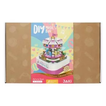 Art Box DIY Блок Музыкальная Шкатулка Карусель