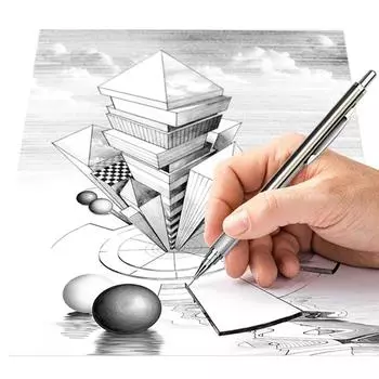 Art Pen 0.3 0.5 0.7 0.9 1.3 2.0mm набор механических карандашей полностью металлический художественный рисунок живопись автоматический карандаш со стержнями офис школьные принадлежности 0.3mm