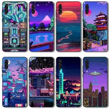Art Pixel Aesthetic Phone Case For Realme GT 2 9i 8i 7i Pro X50 X2 C35 C21 C20 C11 C3 Soft Black Phone Cover Realme GT NEO 3