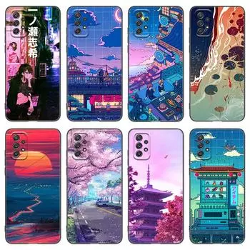 Art Pixel Aesthetic Phone Case For Samsung A04 A21 A30 A50 A52 S A13 A14 A22 A23 A32 A53 A73 5G A11 A12 A31 A33 A51 A70 A71 A72 Samsung A04 4G